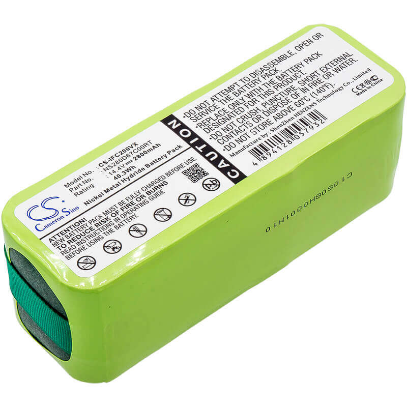 Battery For Agait E-clean Ec01 14.4v, 2800mah - 40.32wh Batteries for Electronics Cameron Sino Technology Limited   