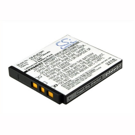 Battery For Agfa Optima 1338, Optima 1338mt, 3.7v, 720mah - 2.66wh Camera Cameron Sino Technology Limited   