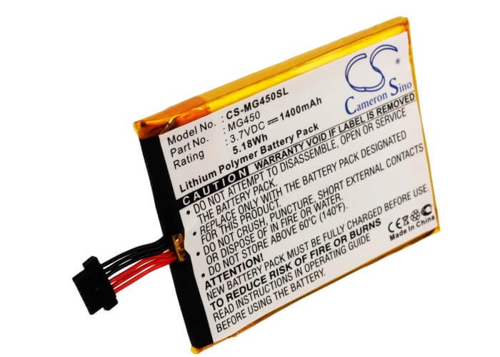 Battery For Airboard 4000 3.7v, 1400mah - 5.18wh GPS, Navigator Cameron Sino Technology Limited   