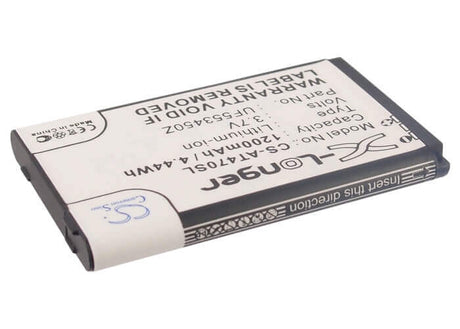 Battery For Airis T470, T470i, T470e 3.7v, 1200mah - 4.44wh PDA, Pocket PC Cameron Sino Technology Limited   