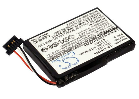 Battery For Airis T610, T620, T920 3.7v, 1250mah - 4.63wh GPS, Navigator Cameron Sino Technology Limited   