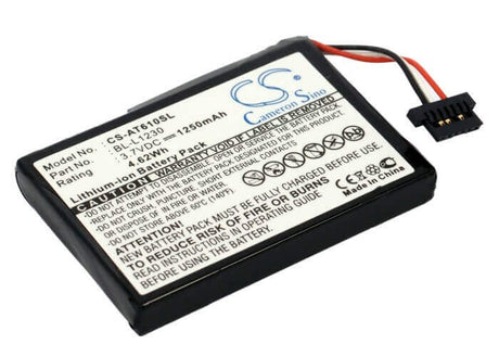 Battery For Airis T610, T620, T920 3.7v, 1250mah - 4.63wh GPS, Navigator Cameron Sino Technology Limited   