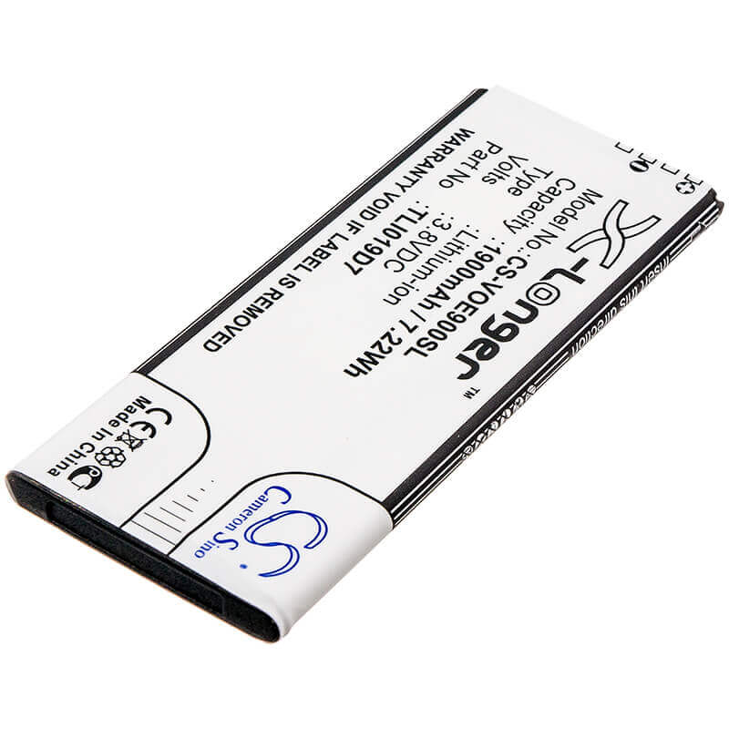 Battery For Alcatel, 1 Dual Sim, Tcl 3.8v, 1900mah - 7.22wh Mobile, SmartPhone Cameron Sino Technology Limited   