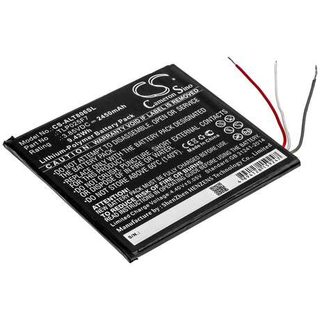 Battery For Alcatel, 1t 7", Ot-8068 3.85v, 2450mah - 9.43wh Tablet Cameron Sino Technology Limited   