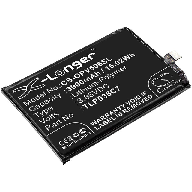 Battery For Alcatel, 5v, Ot-5060a, Ot-5060d 3.85v, 3900mah - 15.02wh Mobile, SmartPhone Cameron Sino Technology Limited   