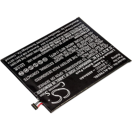 Battery For Alcatel A30 Tablet, A30 Tablet 4g Lte, 9024w 3.85v, 4000mah - 15.40wh Tablet Cameron Sino Technology Limited   