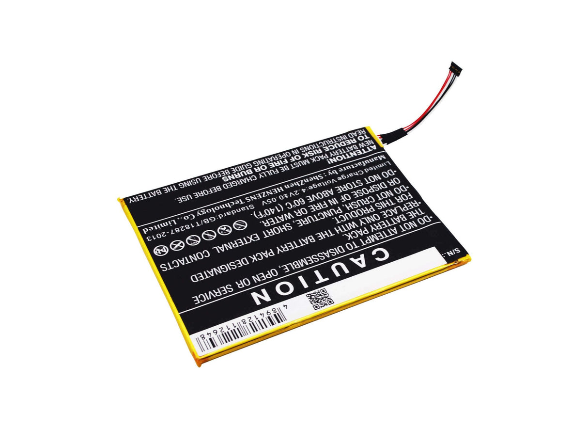 Battery For Alcatel One Touch Icin, One Touch Pixi 3 7.0 4g, One Touch Pixi 3 (7) Lte 3.7v, 2700mah - 9.99wh Mobile, SmartPhone Cameron Sino Technology Limited   