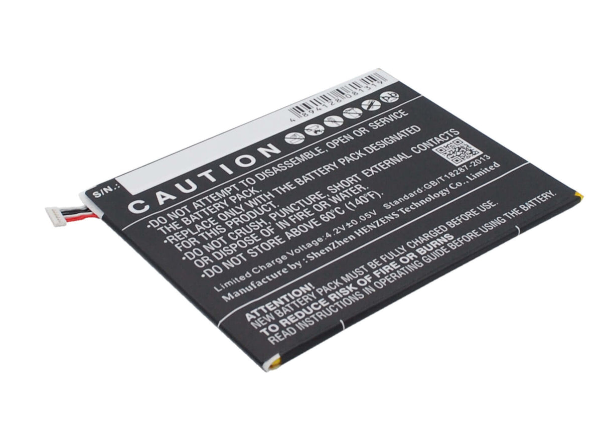 Battery For Alcatel One Touch Pop 7, P310a, One Touch Pixi 8 3.7v, 3200mah - 11.84wh Tablet Cameron Sino Technology Limited   