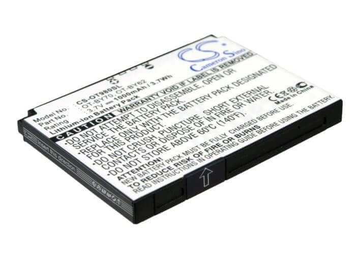 Battery For Alcatel Ot-980, Ot-980a, Ot-981 3.7v, 1000mah - 3.70wh Mobile, SmartPhone Cameron Sino Technology Limited   