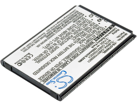 Battery For Alcatel Ot-995, Ot-995 Ultra, One Touch 995 3.7v, 1500mah - 5.55wh Mobile, SmartPhone Cameron Sino Technology Limited   