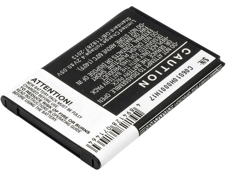 Battery For Alcatel Ot-995, Ot-995 Ultra, One Touch 995 3.7v, 1750mah - 6.48wh Mobile, SmartPhone Cameron Sino Technology Limited   