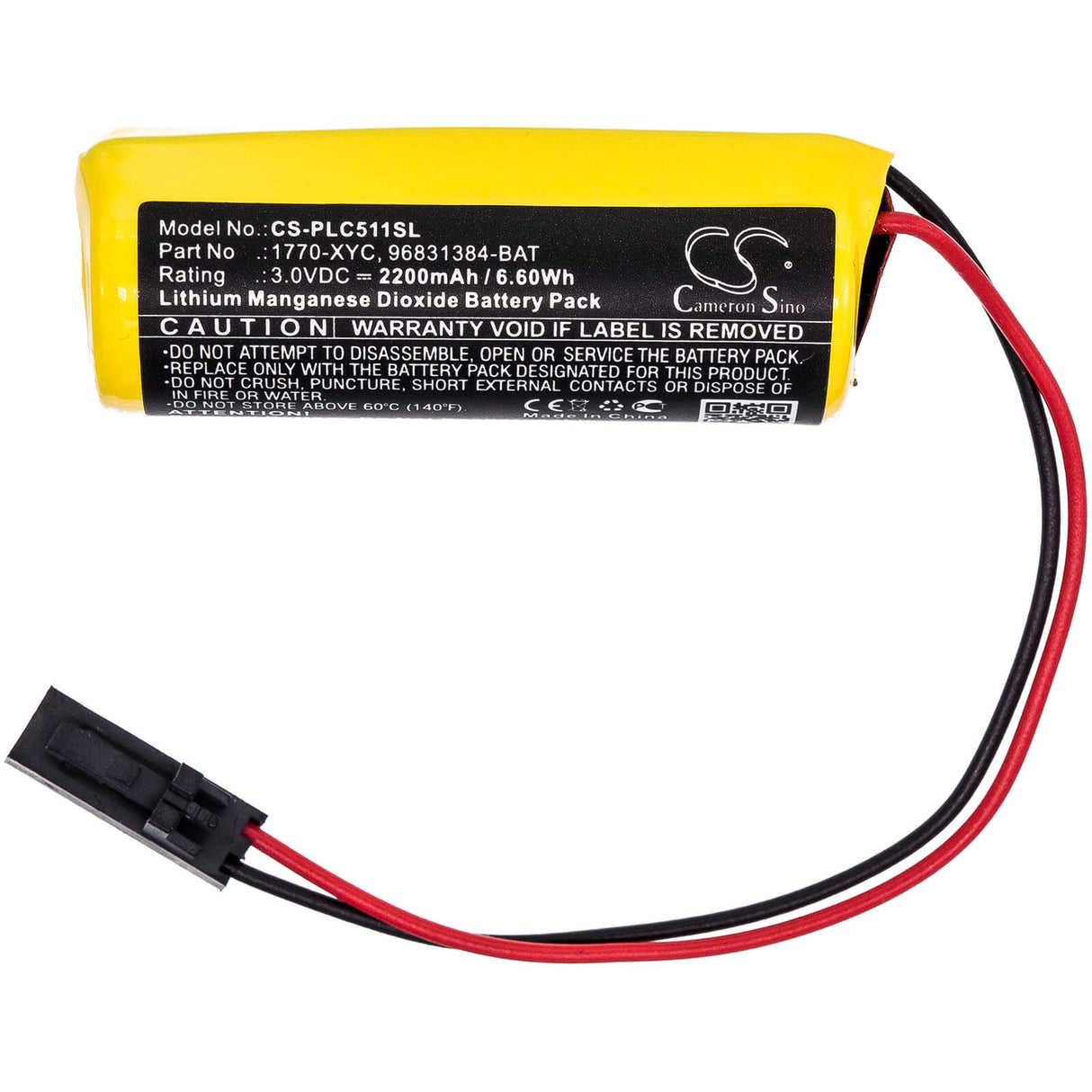 Battery For Allen Bradley, 1770-xyc, 1770-xyc/a, 9556902-lith, 96831384-bat 3v, 2200mah PLC Cameron Sino Technology Limited   