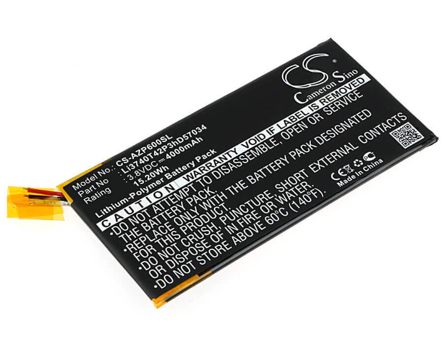 Battery For Amazing P6 3.8v, 4000mah - 15.20wh Mobile, SmartPhone Cameron Sino Technology Limited   