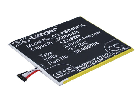 Battery For Amazon Kindle Fire Hd 7 Inch, Sq46cw 3.7v, 3500mah - 12.95wh Tablet Cameron Sino Technology Limited   