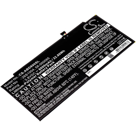 Battery For Amazon Kindle Fire Hdx 8.9, Gu045rw, Kindle Fire Hdx 8.9 3rd 3.8v, 6000mah - 22.80wh Tablet Cameron Sino Technology Limited   