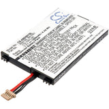 Battery For Amazon Kindle, Kindle D00111 3.7v, 1200mah - 4.44wh E-book, E-reader Cameron Sino Technology Limited   