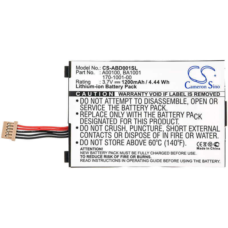 Battery For Amazon Kindle, Kindle D00111 3.7v, 1200mah - 4.44wh E-book, E-reader Cameron Sino Technology Limited   