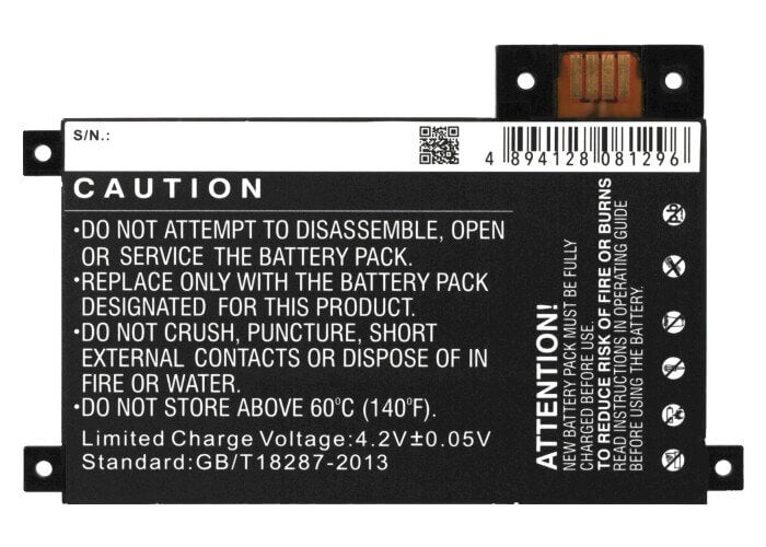 Battery For Amazon Kindle Touch, D01200, Dr-a014 3.7v, 1400mah - 5.18wh E-book, E-reader Cameron Sino Technology Limited   