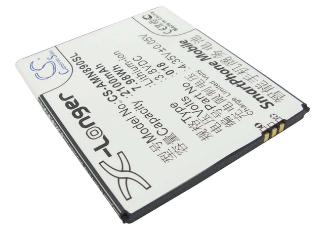 Battery For Amoi N890, A920w 3.8v, 2100mah - 7.98wh Mobile, SmartPhone Cameron Sino Technology Limited   