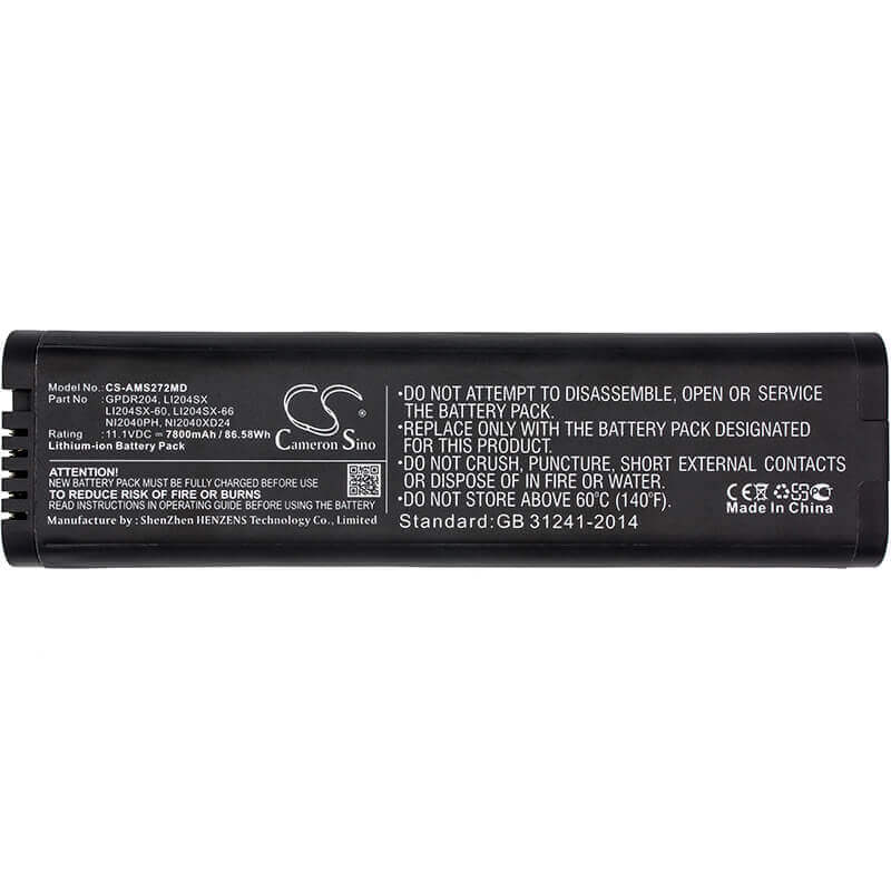 Battery For Anritsu Li204sx, Ms272xb, Ms2721b 11.1v, 7800mah - 86.58wh Medical Cameron Sino Technology Limited (Medical)   