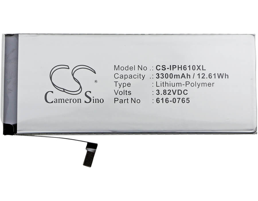 Battery For Apple, A1522, A1524, A1593, Iphone 6 5.5, Iphone 6 Plus 3.82v, 3300mah - 12.61wh Mobile, SmartPhone Cameron Sino Technology Limited   