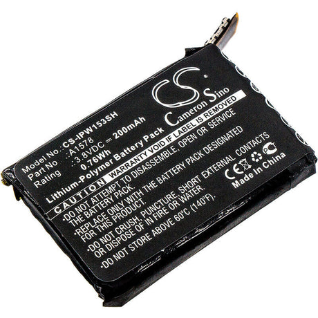 Battery For Apple, A1553, A1554, Mj2t2ll/a, Mj2u2ll/a 3.8v, 200mah - 0.76wh Batteries for Electronics Cameron Sino Technology Limited   