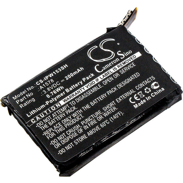 Battery For Apple, A1553, A1554, Mj2t2ll/a, Mj2u2ll/a 3.8v, 200mah - 0.76wh Smartwatch Cameron Sino Technology Limited   