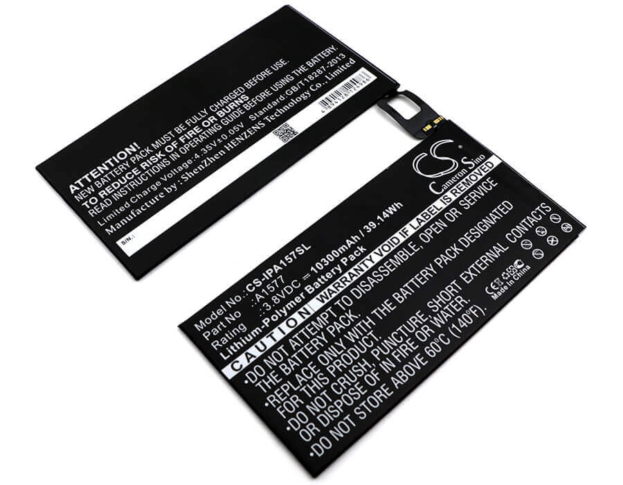 Battery For Apple, A1584, Ipad Pro, Ipad Pro 12.9 3.8v, 10300mah - 39.14wh Tablet Cameron Sino Technology Limited   