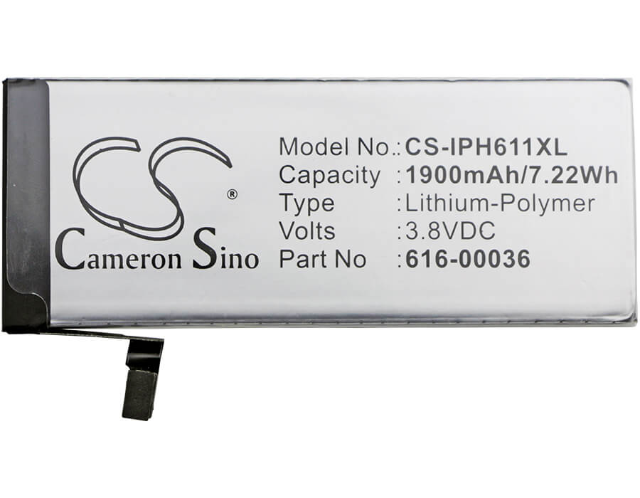 Battery For Apple, A1633, A1688, A1691, A1700, Iphone 6s 3.8v, 1900mah - 7.22wh Mobile, SmartPhone Cameron Sino Technology Limited   