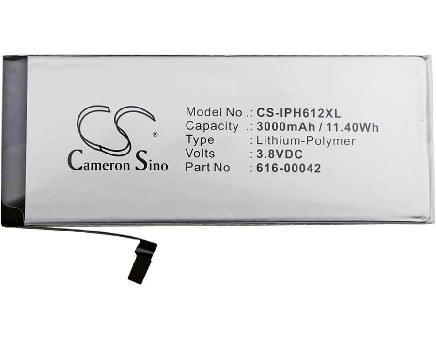 Battery For Apple, A1634, A1687, A1690, A1699, Iphone 6s Plus 3.8v, 3000mah - 11.40wh Mobile, SmartPhone Cameron Sino Technology Limited   