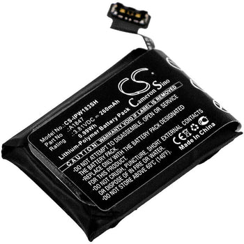 3.81V, Li-Polymer, 260mAh, Smartwatch battery fits Apple, A1847, A1860, Watch Series 3 38mm, 0.99Wh