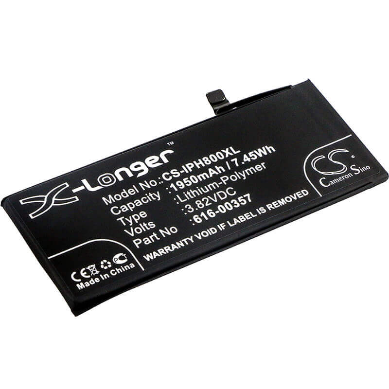 Battery For Apple, A1863, Iphone 8, Mq6k2ll/a 3.82v, 1950mah - 7.45wh Mobile, SmartPhone Cameron Sino Technology Limited   