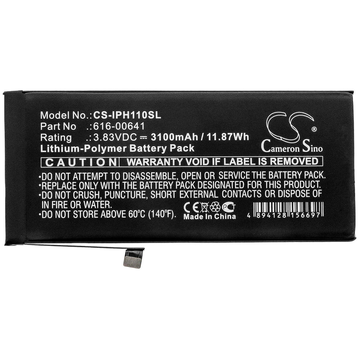 Battery For Apple, A2111, A2221 3.83v, 3100mah - 11.87wh Mobile, SmartPhone Cameron Sino Technology Limited   