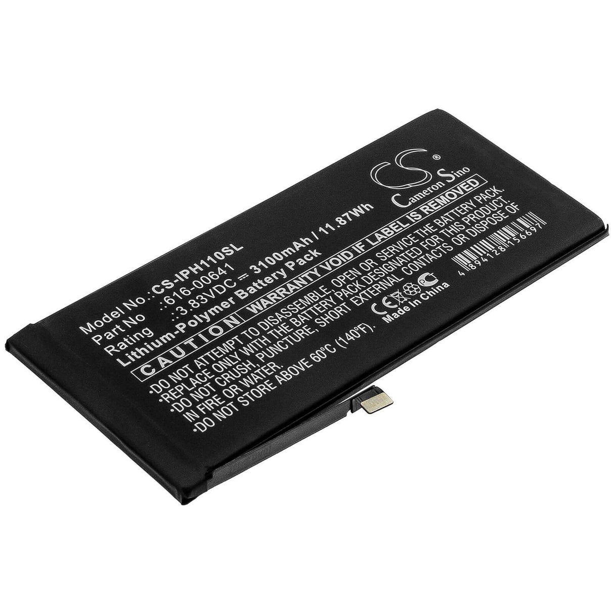 Battery For Apple, A2111, A2221 3.83v, 3100mah - 11.87wh Mobile, SmartPhone Cameron Sino Technology Limited   