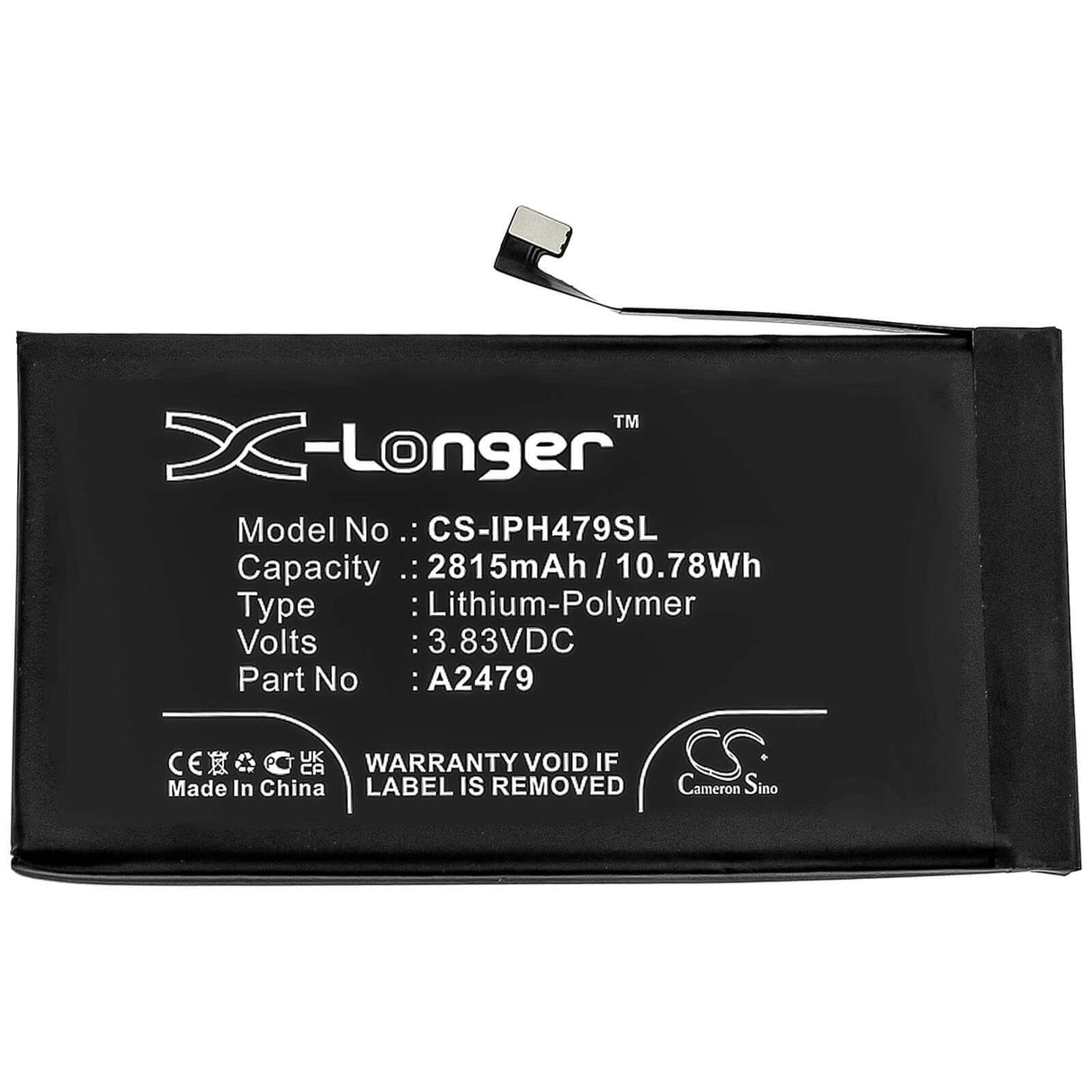 Battery For Apple, Iphone 12 3.83v, 2815mah - 10.78wh Mobile, SmartPhone Cameron Sino Technology Limited   