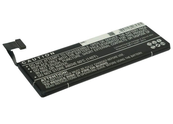 Battery For Apple Iphone 5, Md645ll/a, Md644ll/a 3.8v, 1400mah - 5.32wh Mobile, SmartPhone Cameron Sino Technology Limited   