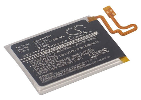 Battery For Apple Ipod Nano 7th, Ipod Nano 7 3.7v, 200mah - 0.74wh Media Player Cameron Sino Technology Limited   