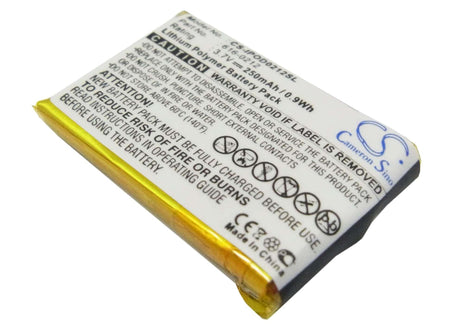 Battery For Apple Ipod Shuffle, Ipod Shuffle Mb523ll/a, Ipod Shuffle Mb686ll/a 3.7v, 250mah - 0.93wh Media Player Cameron Sino Technology Limited   