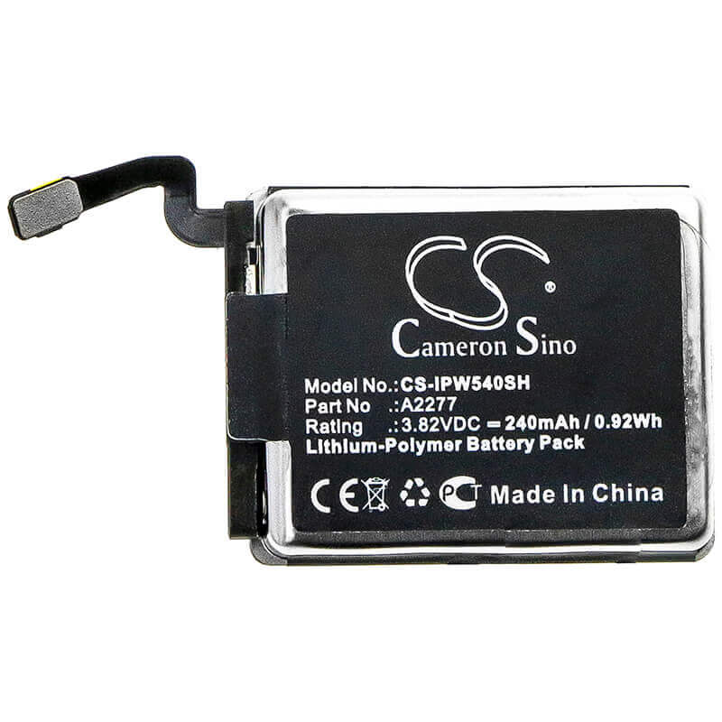 Battery For Apple, Mwwp2lla, Watch Series 5 40mm 3.82v, 240mah - 0.92wh Smartwatch Cameron Sino Technology Limited   