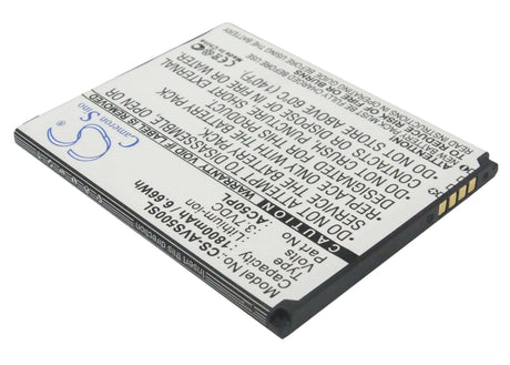 Battery For Archos 50, 50 Platinum, 50 Helium 4g 3.7v, 1800mah - 6.66wh Mobile, SmartPhone Cameron Sino Technology Limited   