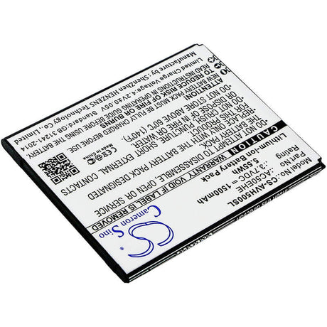 Battery For Archos, 50 Helium 4g, 50e Helium, 50e Helium 4g 3.7v, 1500mah - 5.55wh Batteries for Electronics Suspended Product   