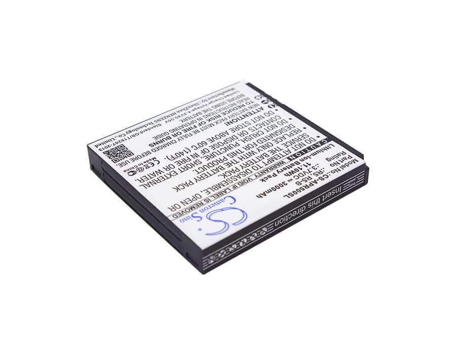 Battery For Aspera R5 3.7v, 3000mah - 3.33wh Mobile, SmartPhone Cameron Sino Technology Limited   