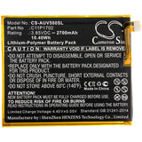 Battery For Asus, A009, V500kl, Zenfone V Live 3.85v, 2700mah - 10.40wh Mobile, SmartPhone Cameron Sino Technology Limited   