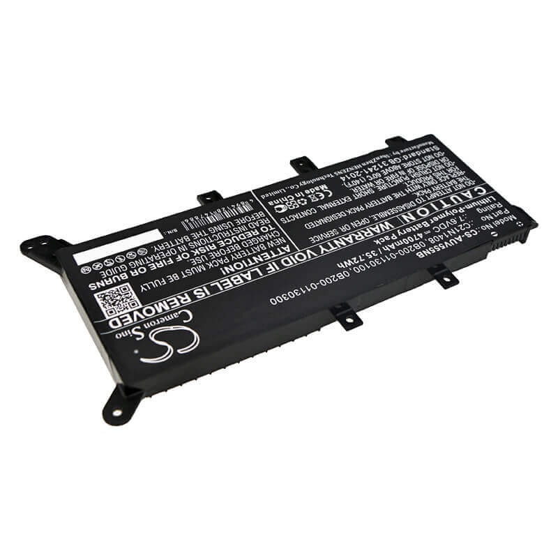 Battery For Asus, A555lj, A555lj-dm941t, A555lj-xo912t 7.6v, 4700mah - 35.72wh Notebook, Laptop Cameron Sino Technology Limited   