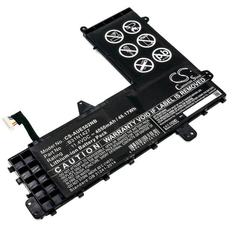 Battery For Asus E502m, E502ma, Eee Book E502ma 11.4v, 4050mah - 46.17wh Notebook, Laptop Cameron Sino Technology Limited   