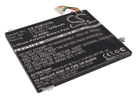 Battery For Asus Eee Pad Slate, Eee Pad B121, Eee Pad Slate Ep121 7.3v, 4450mah - 32.49wh Tablet Cameron Sino Technology Limited   