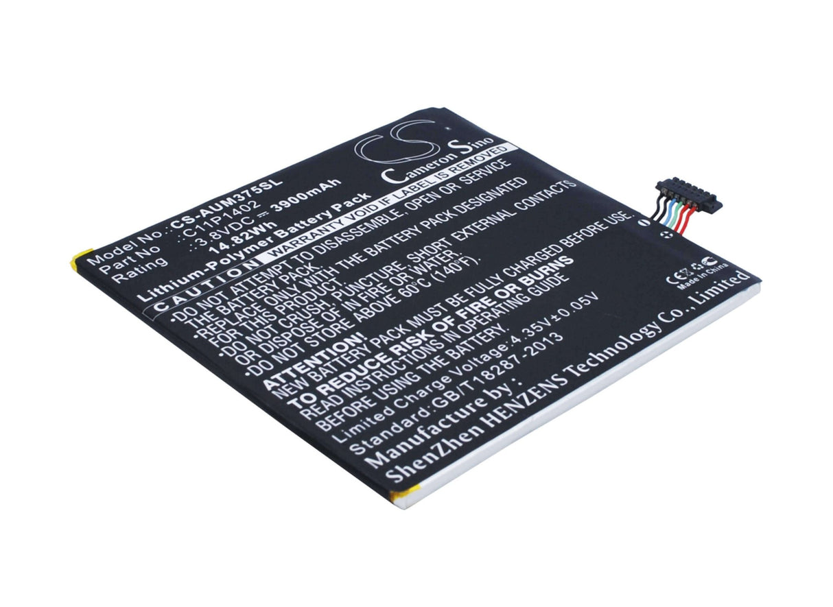 Battery For Asus Fe375cg, Fe375cxg, Padpone 7 K019 3.8v, 3900mah - 14.82wh Tablet Cameron Sino Technology Limited   