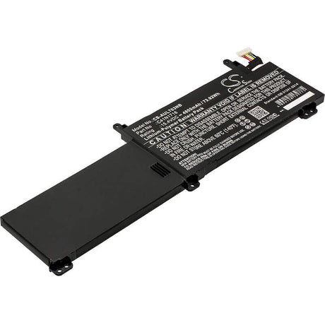 Battery For Asus, Gl703gm, Rog Strix Gl703gm, Rog Strix Gl703gm Scar Edition 15.4v, 4800mah - 73.92wh Notebook, Laptop Cameron Sino Technology Limited   