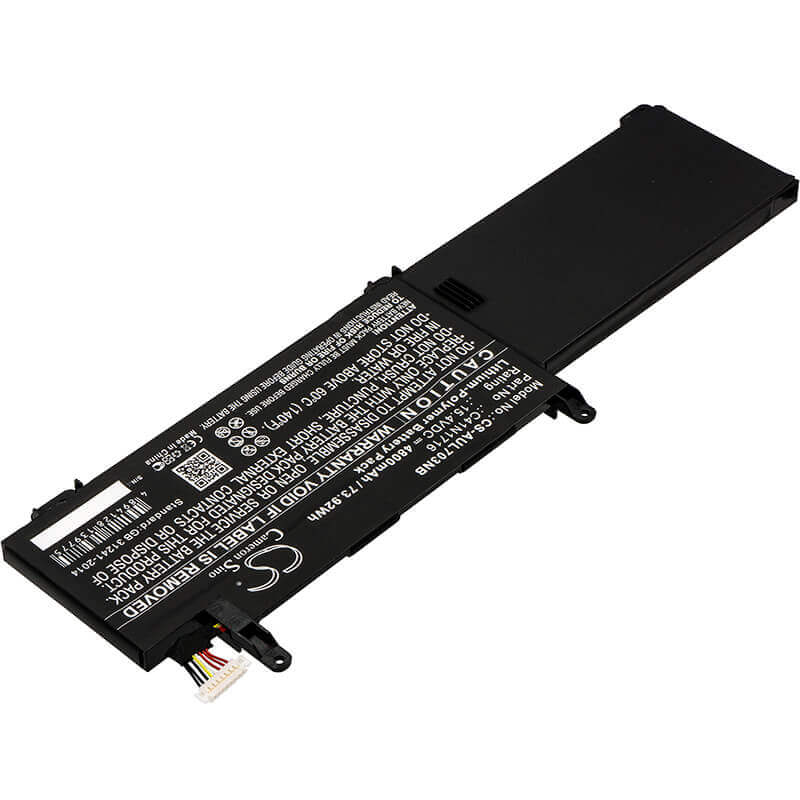 Battery For Asus, Gl703gm, Rog Strix Gl703gm, Rog Strix Gl703gm Scar Edition 15.4v, 4800mah - 73.92wh Notebook, Laptop Cameron Sino Technology Limited   