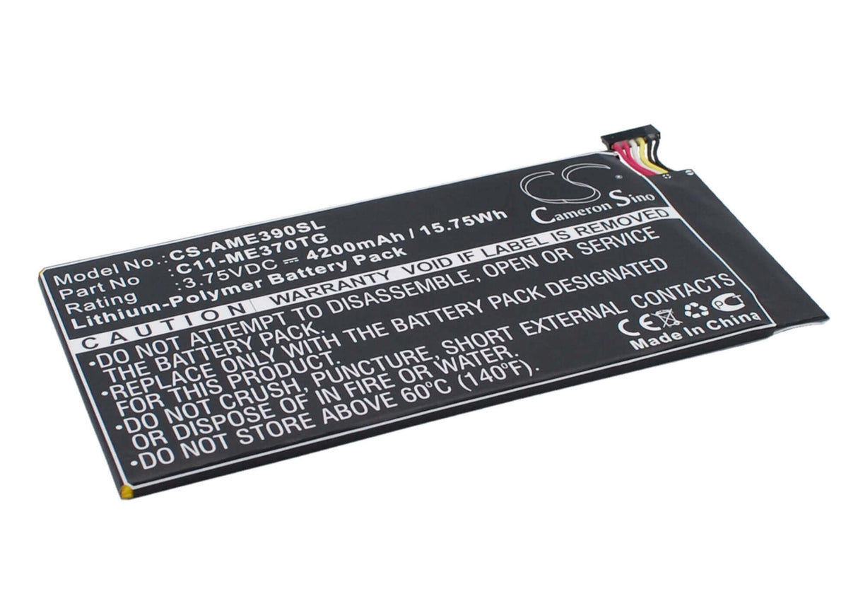 Battery For Asus Me370tg 3.75v, 4200mah - 15.75wh Tablet Cameron Sino Technology Limited   